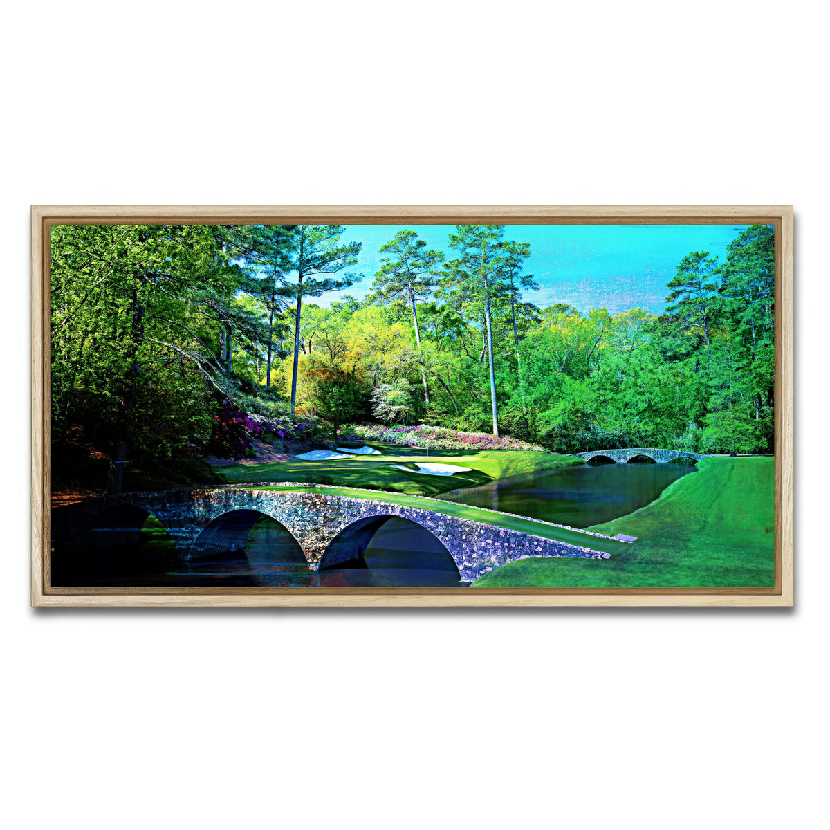 AUTO-MOCKUP WHITE | Augusta National | 1 Piece | Natural Framed Canvas | group=2x1