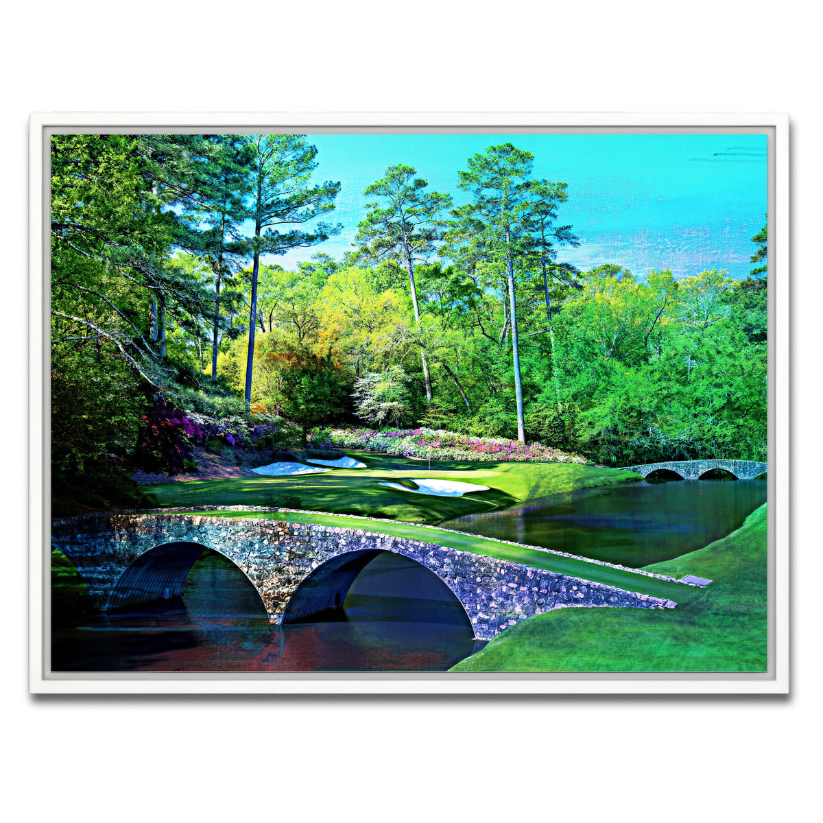 AUTO-MOCKUP WHITE | Augusta National | 1 Piece | White Framed Canvas | group=4x3