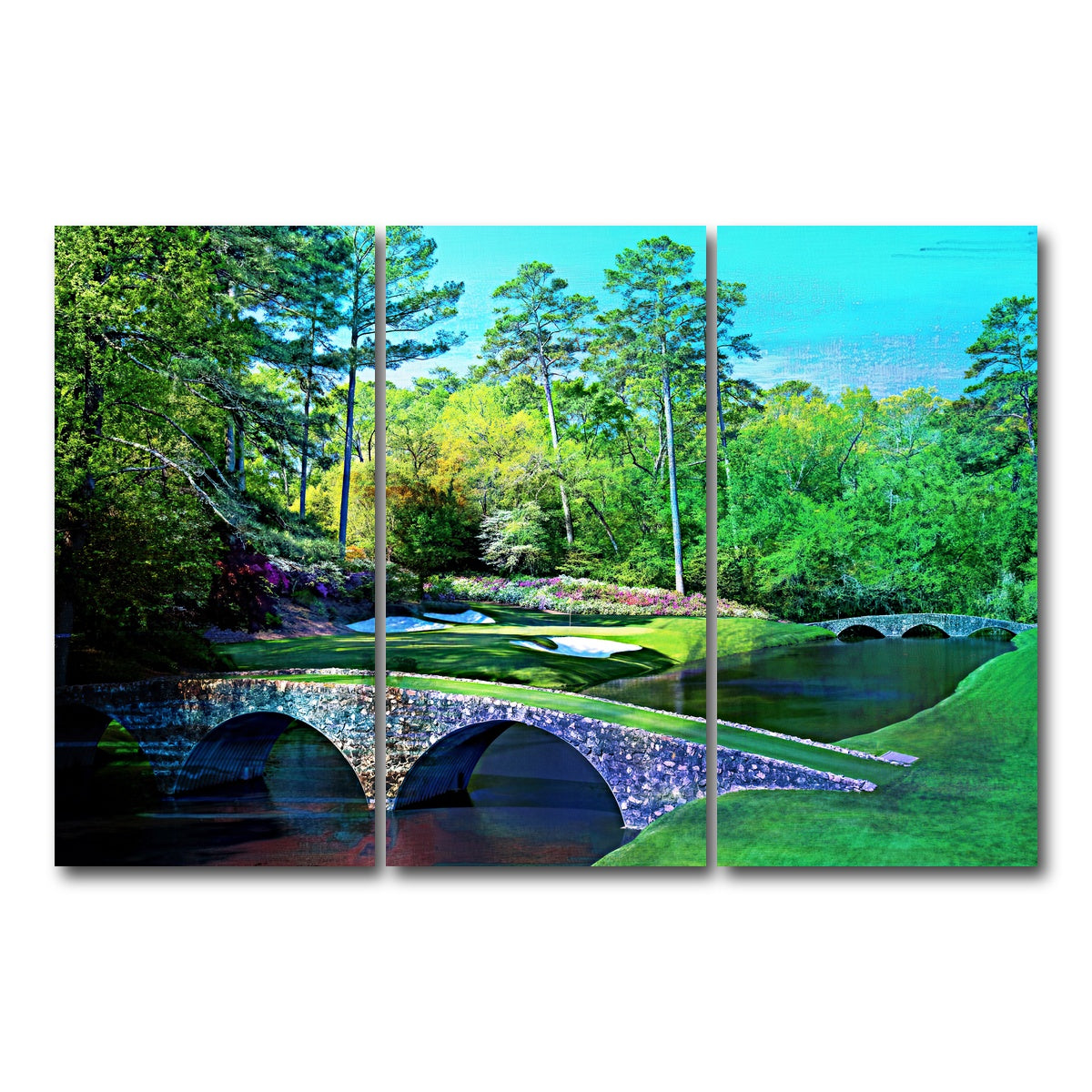AUTO-MOCKUP WHITE | Augusta National | 3 Piece | Gallery Wrap Canvas | group=12x24