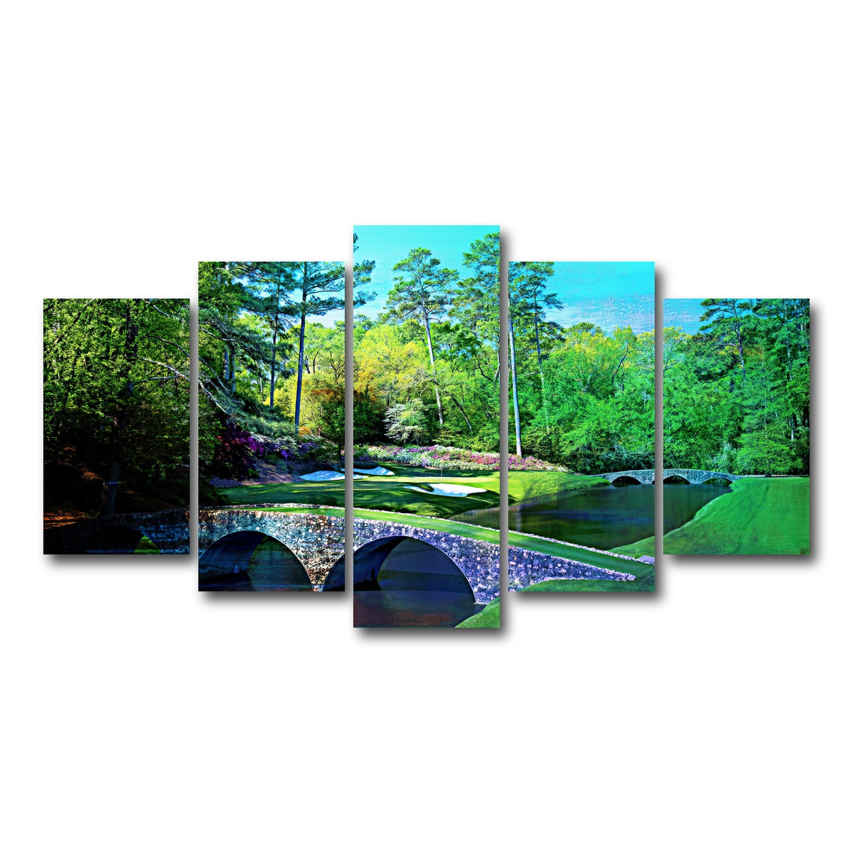 AUTO-MOCKUP WHITE | Augusta National | 5 Piece | Gallery Wrap Canvas | group=5_normal