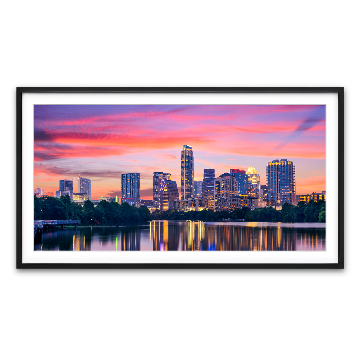 Framed Print 2x1 Black