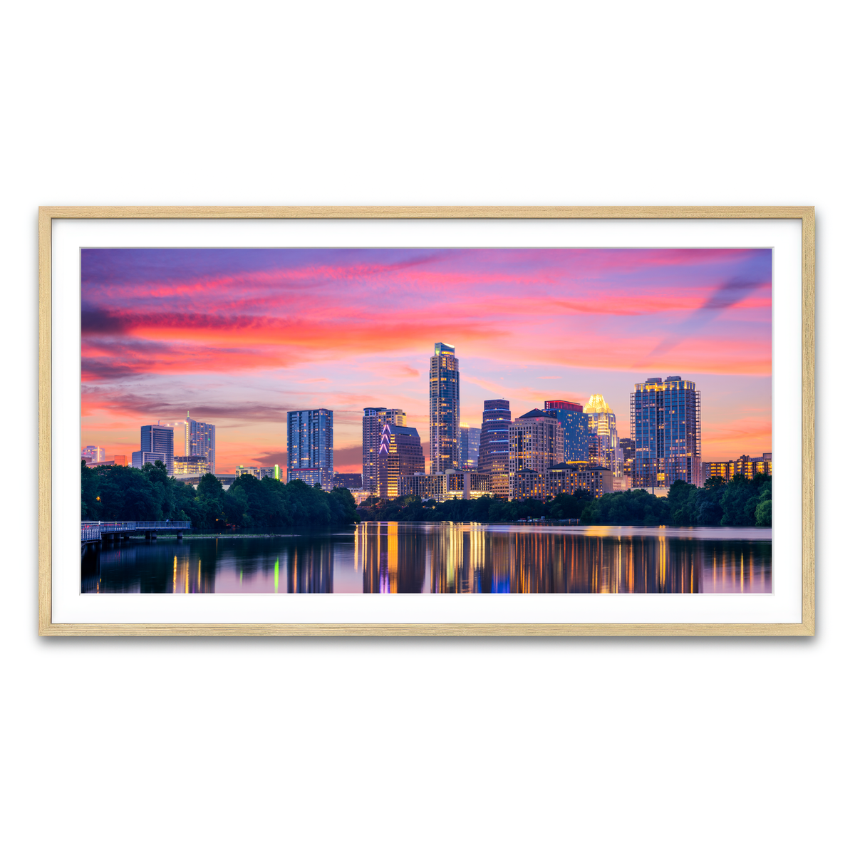 Framed Print 2x1 Natural