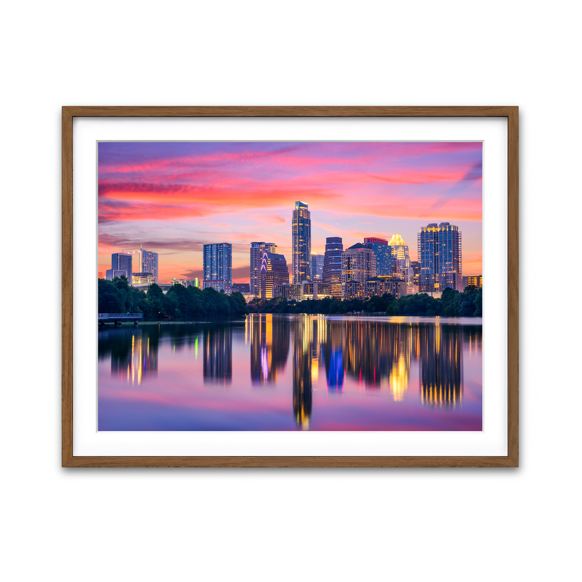 Framed Print 4x3 Walnut