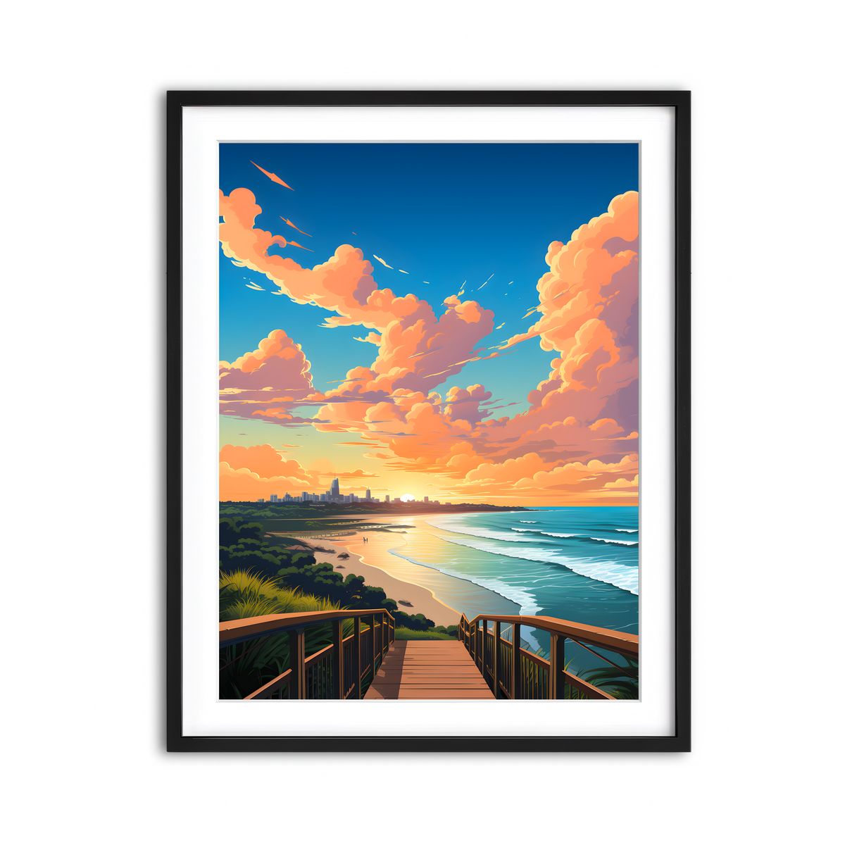 Framed Print 3x4 Black