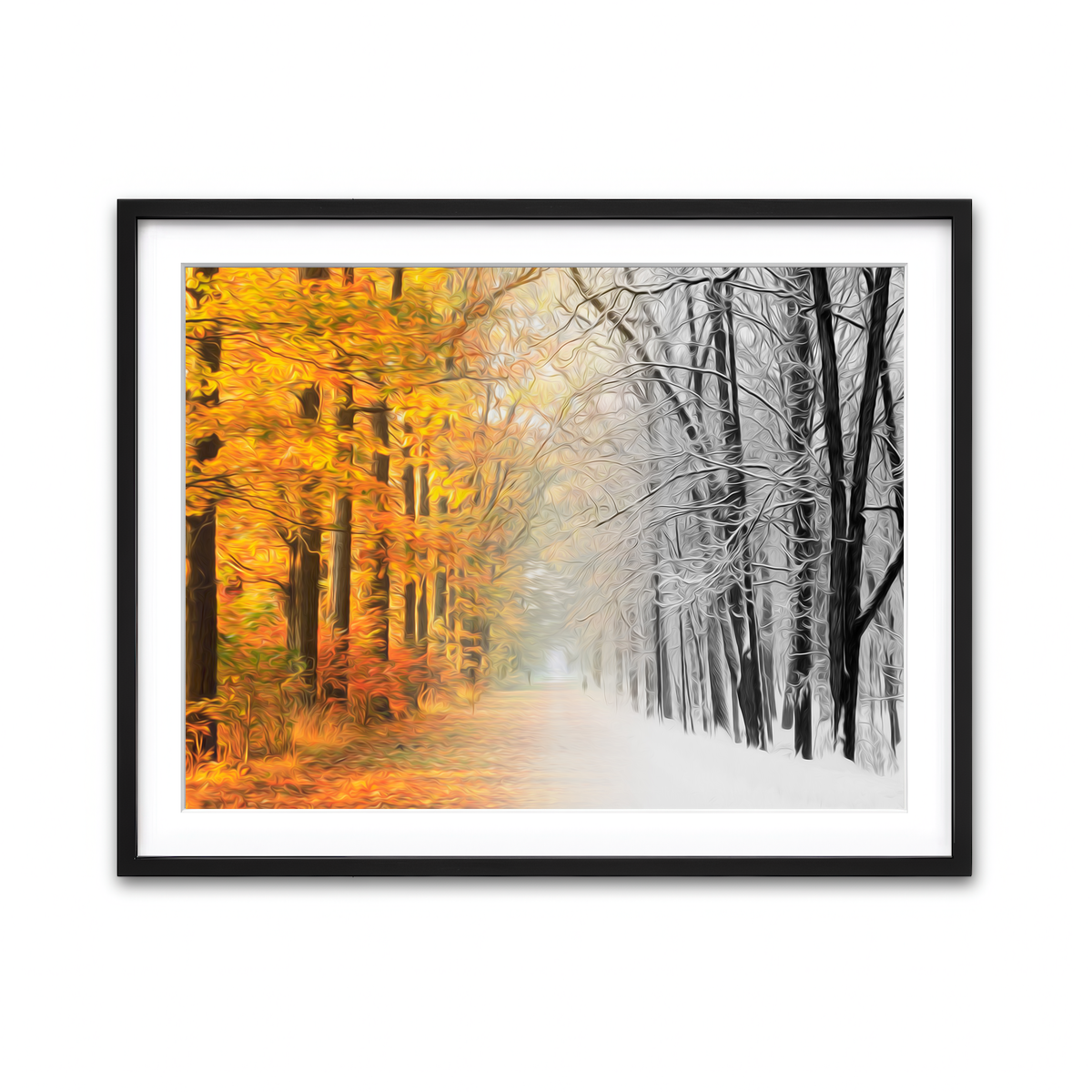 Framed Print 4x3 Black