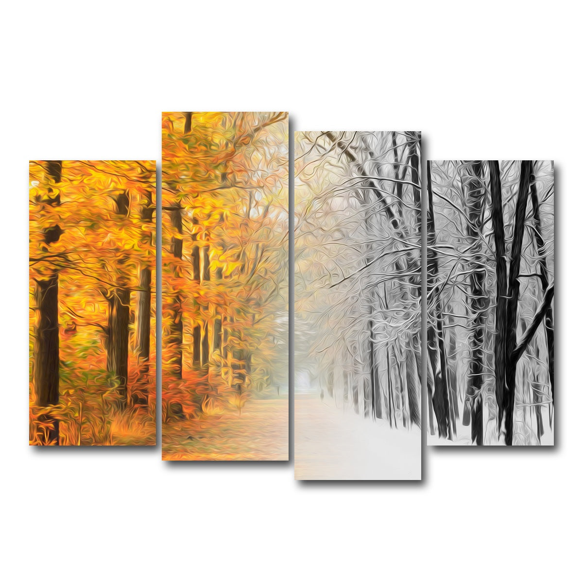 AUTO-MOCKUP WHITE | Autumn-Winter | 4 Piece | Gallery Wrap Canvas | group=4_normal
