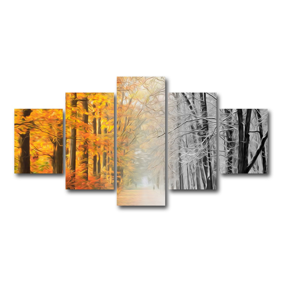 AUTO-MOCKUP WHITE | Autumn-Winter | 5 Piece | Gallery Wrap Canvas | group=5_short