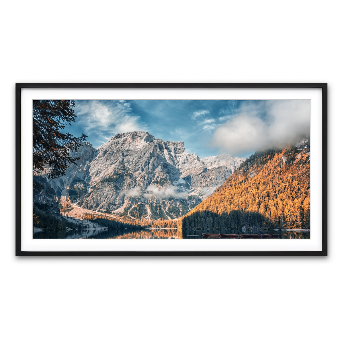 Framed Print 2x1 Black