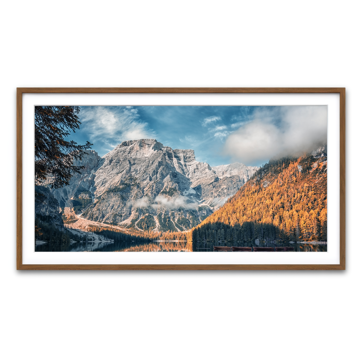 Framed Print 2x1 Walnut