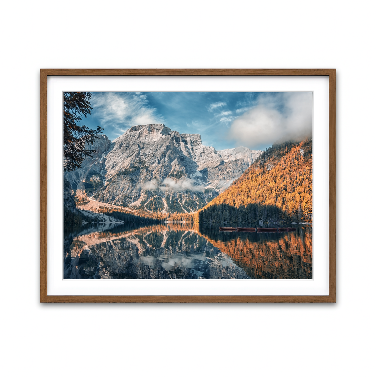 Framed Print 4x3 Walnut