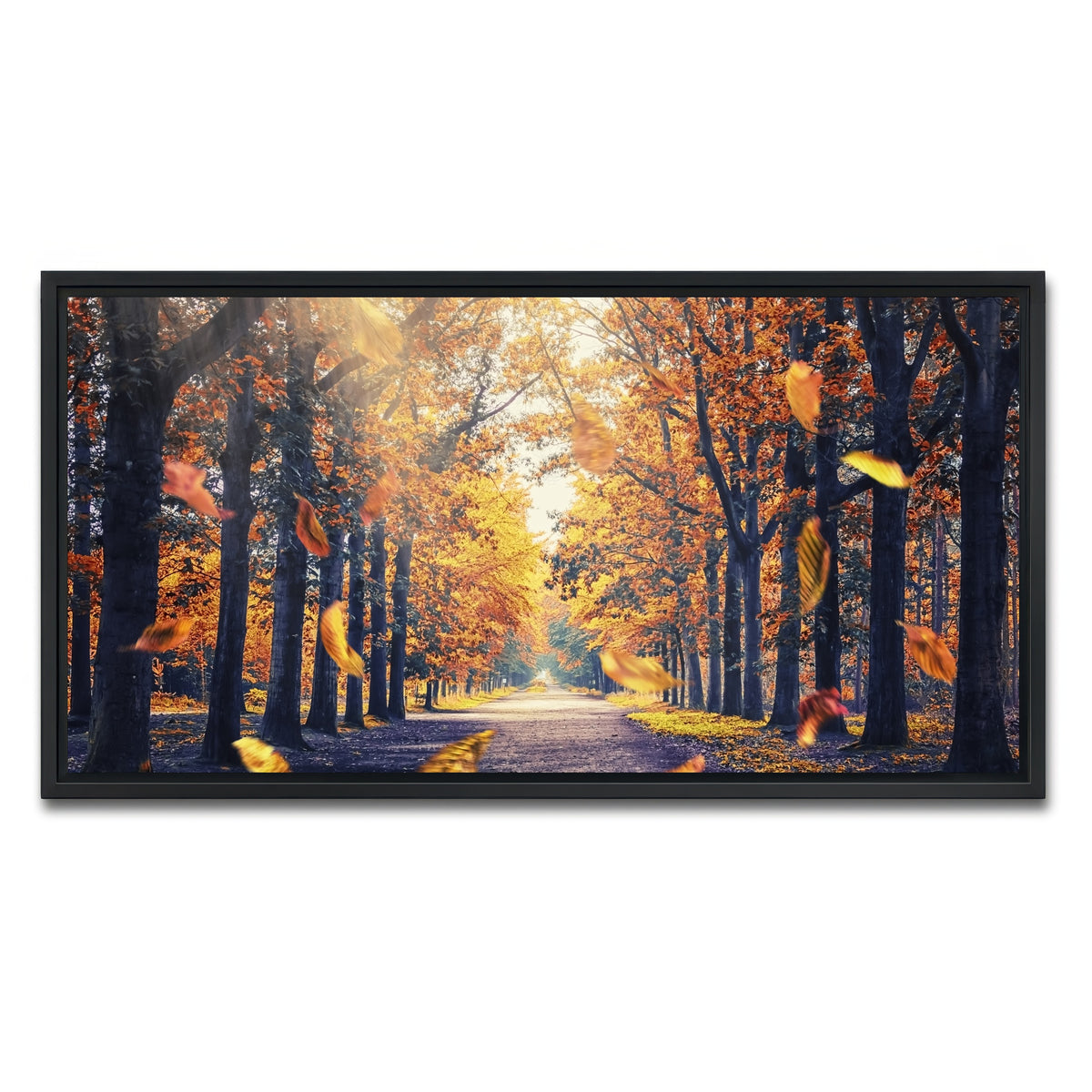 AUTO-MOCKUP WHITE | Autumn In Holland | 1 Piece | Black Framed Canvas | group=2x1
