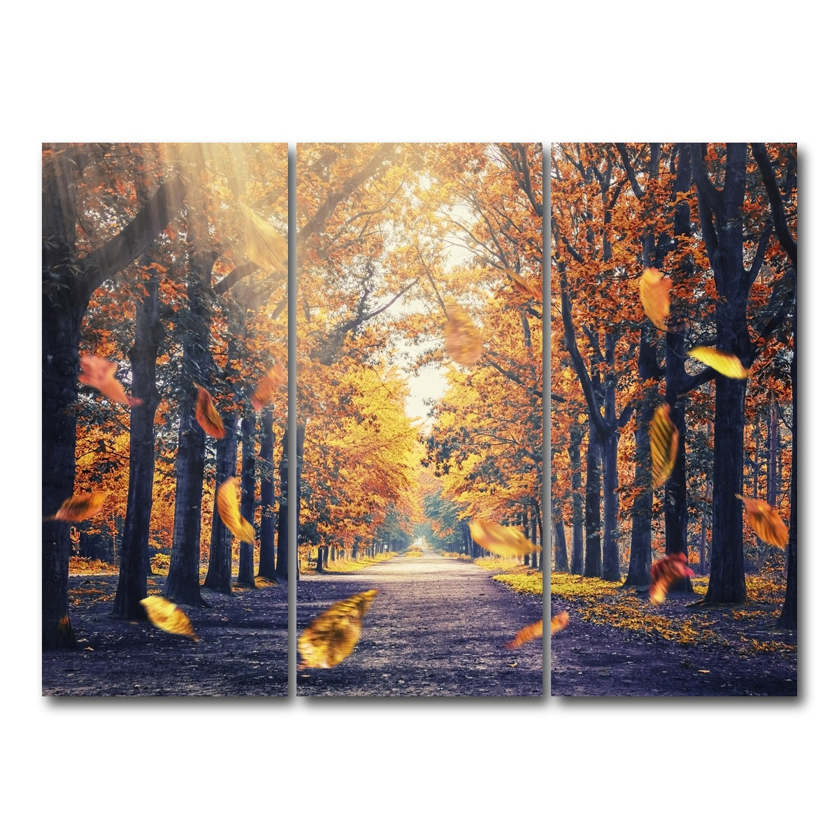 AUTO-MOCKUP WHITE | Autumn In Holland | 3 Piece | Gallery Wrap Canvas | group=8x18