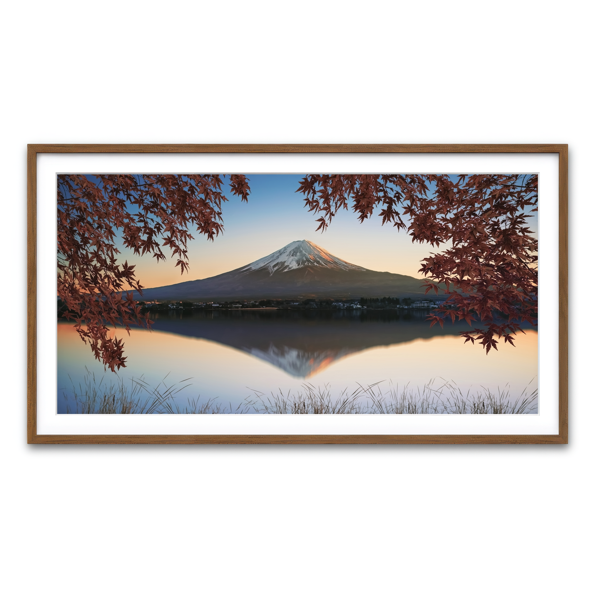 Framed Print 2x1 Walnut