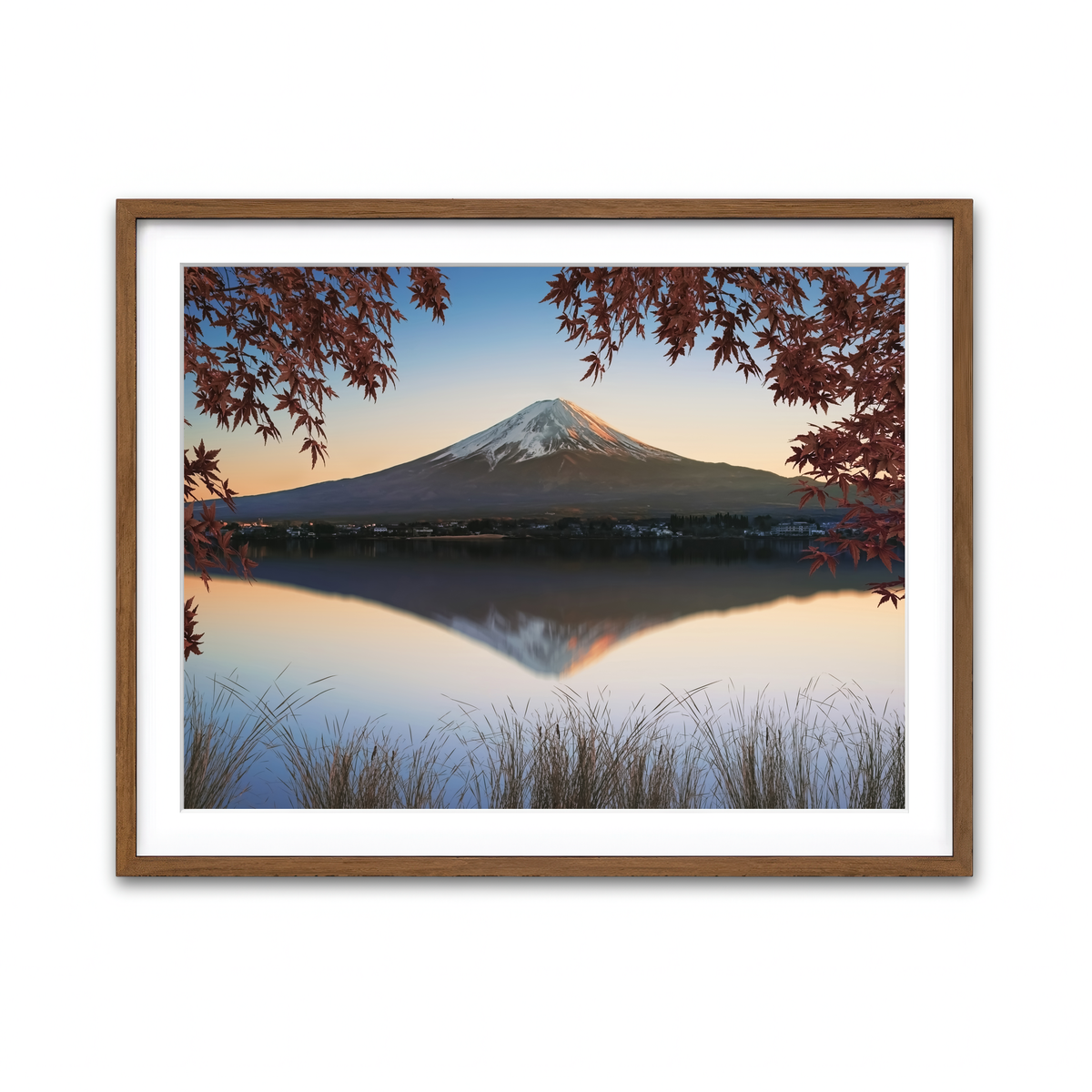 Framed Print 4x3 Walnut