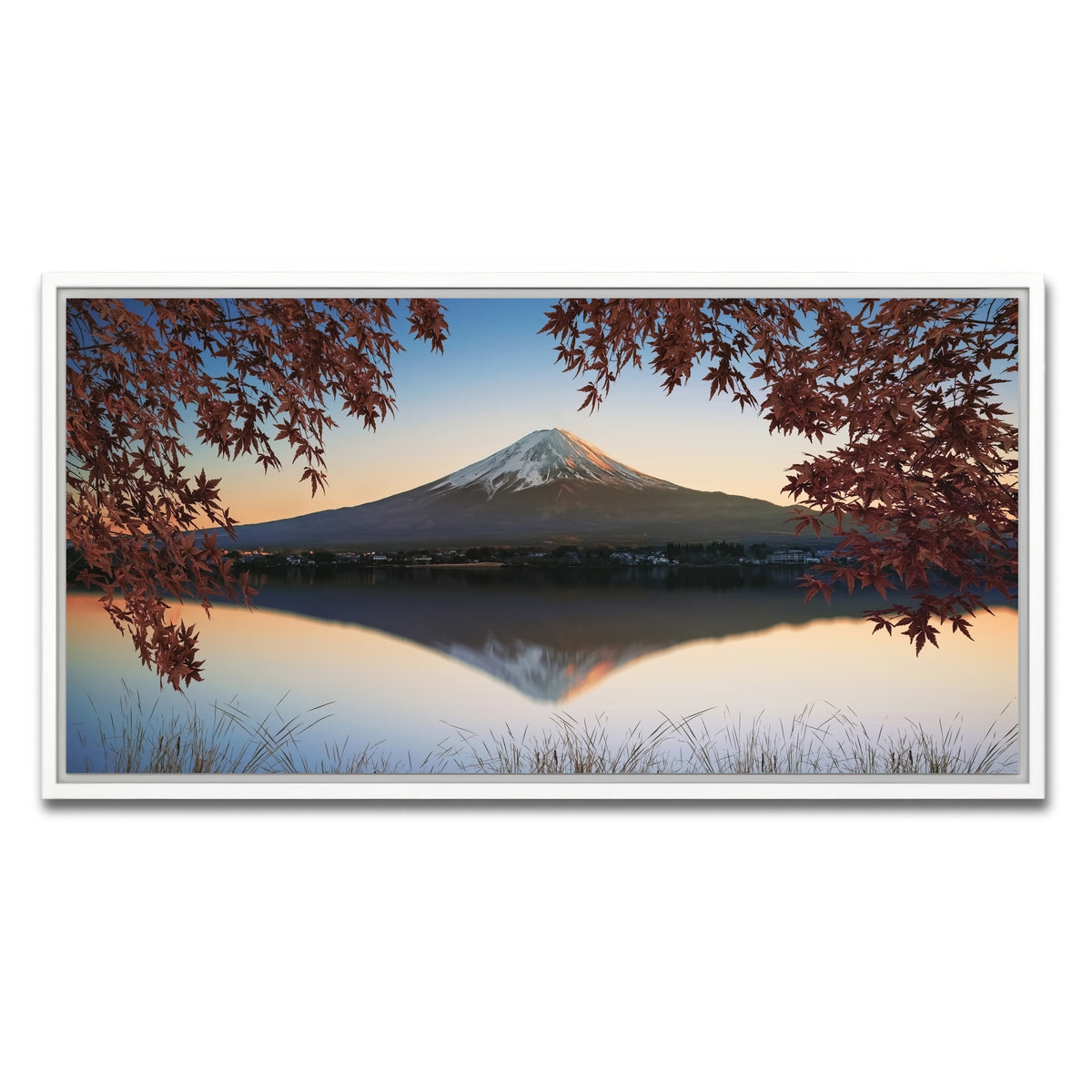 AUTO-MOCKUP WHITE | Autumn In Japan | 1 Piece | White Framed Canvas | group=2x1