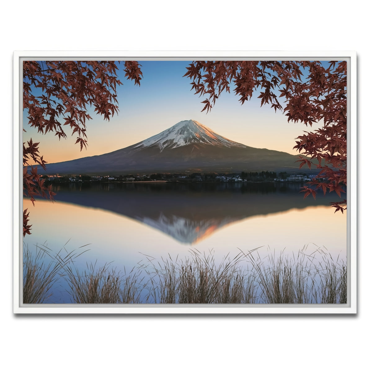 AUTO-MOCKUP WHITE | Autumn In Japan | 1 Piece | White Framed Canvas | group=4x3