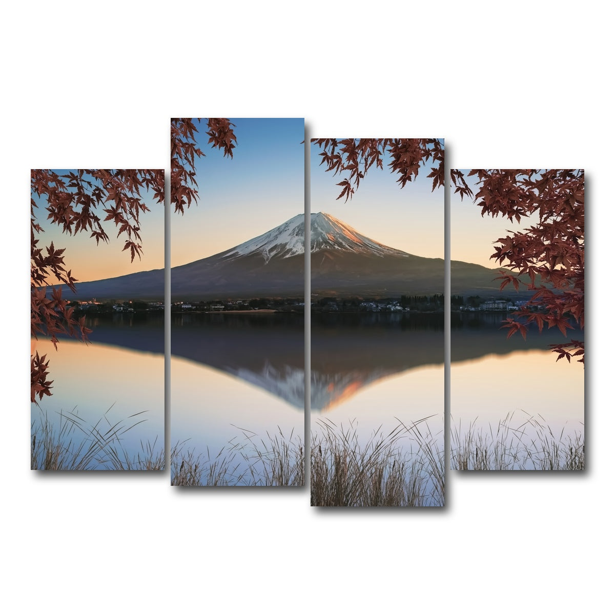 AUTO-MOCKUP WHITE | Autumn In Japan | 4 Piece | Gallery Wrap Canvas | group=4_normal