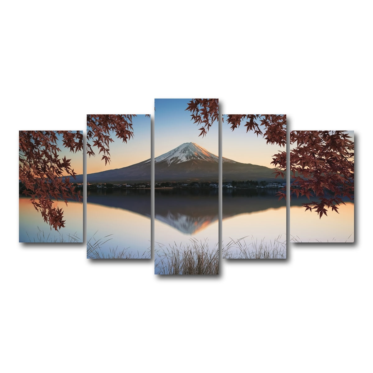 AUTO-MOCKUP WHITE | Autumn In Japan | 5 Piece | Gallery Wrap Canvas | group=5_normal
