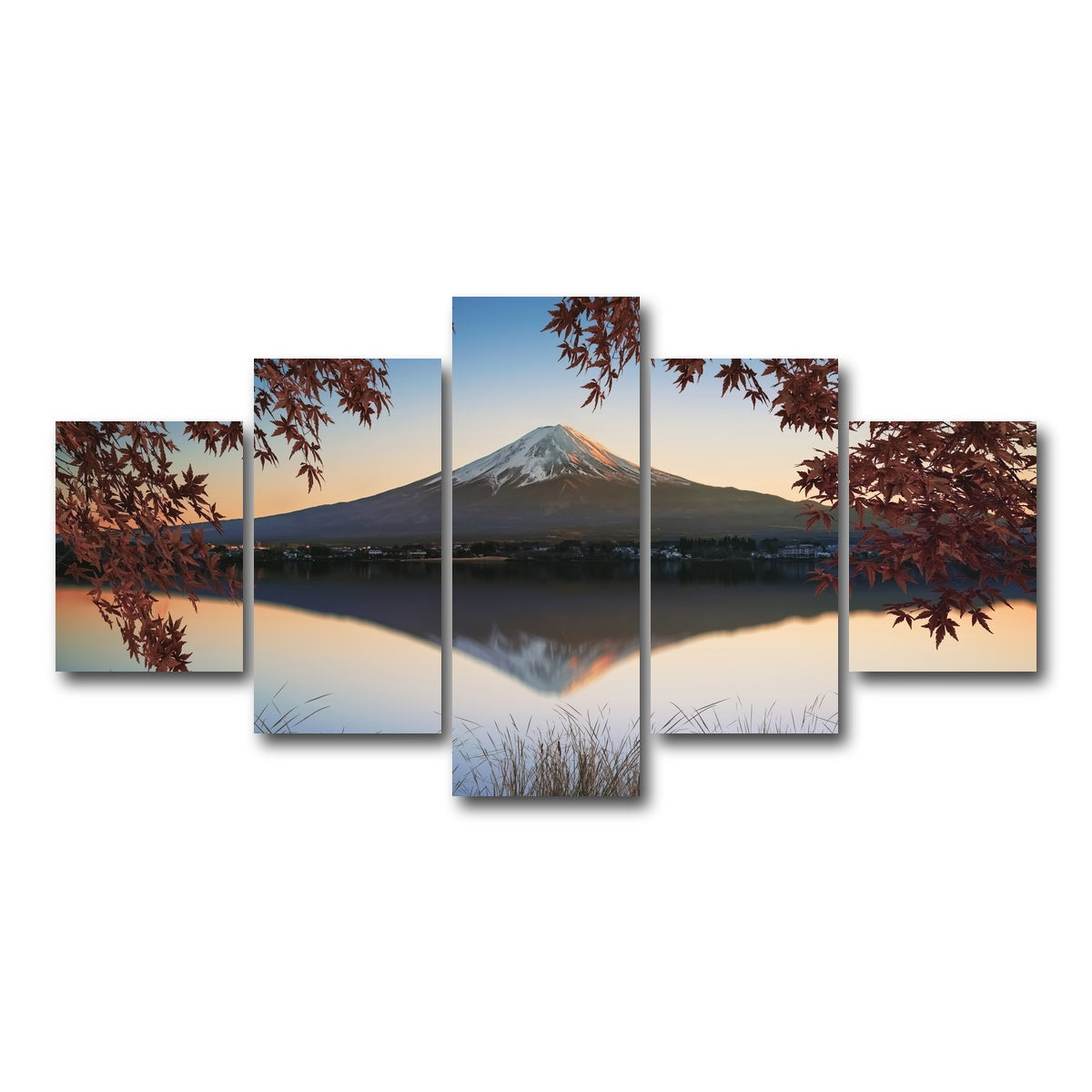 AUTO-MOCKUP WHITE | Autumn In Japan | 5 Piece | Gallery Wrap Canvas | group=5_short
