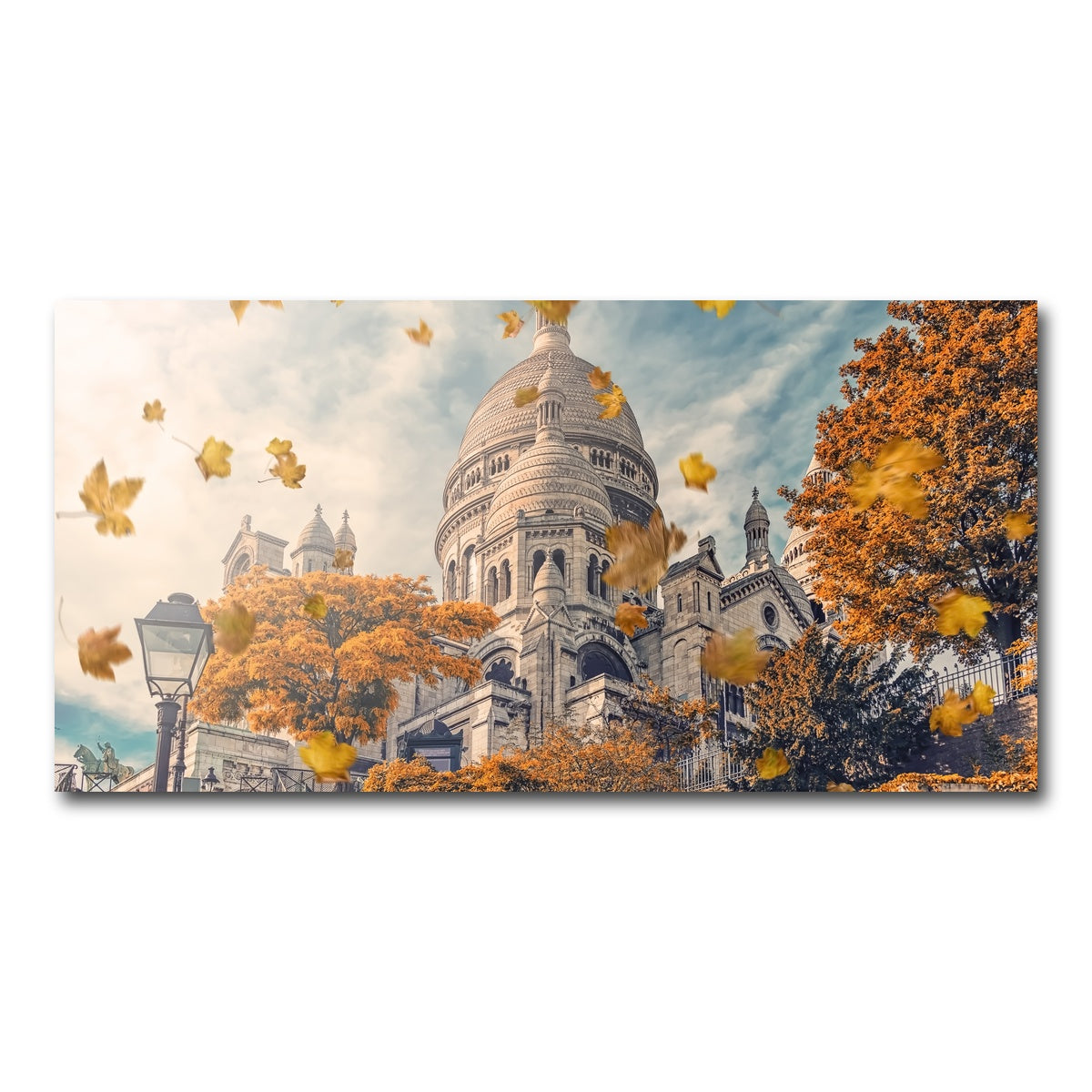 AUTO-MOCKUP WHITE | Autumn In Montmartre | 1 Piece | Gallery Wrap Canvas | group=2x1