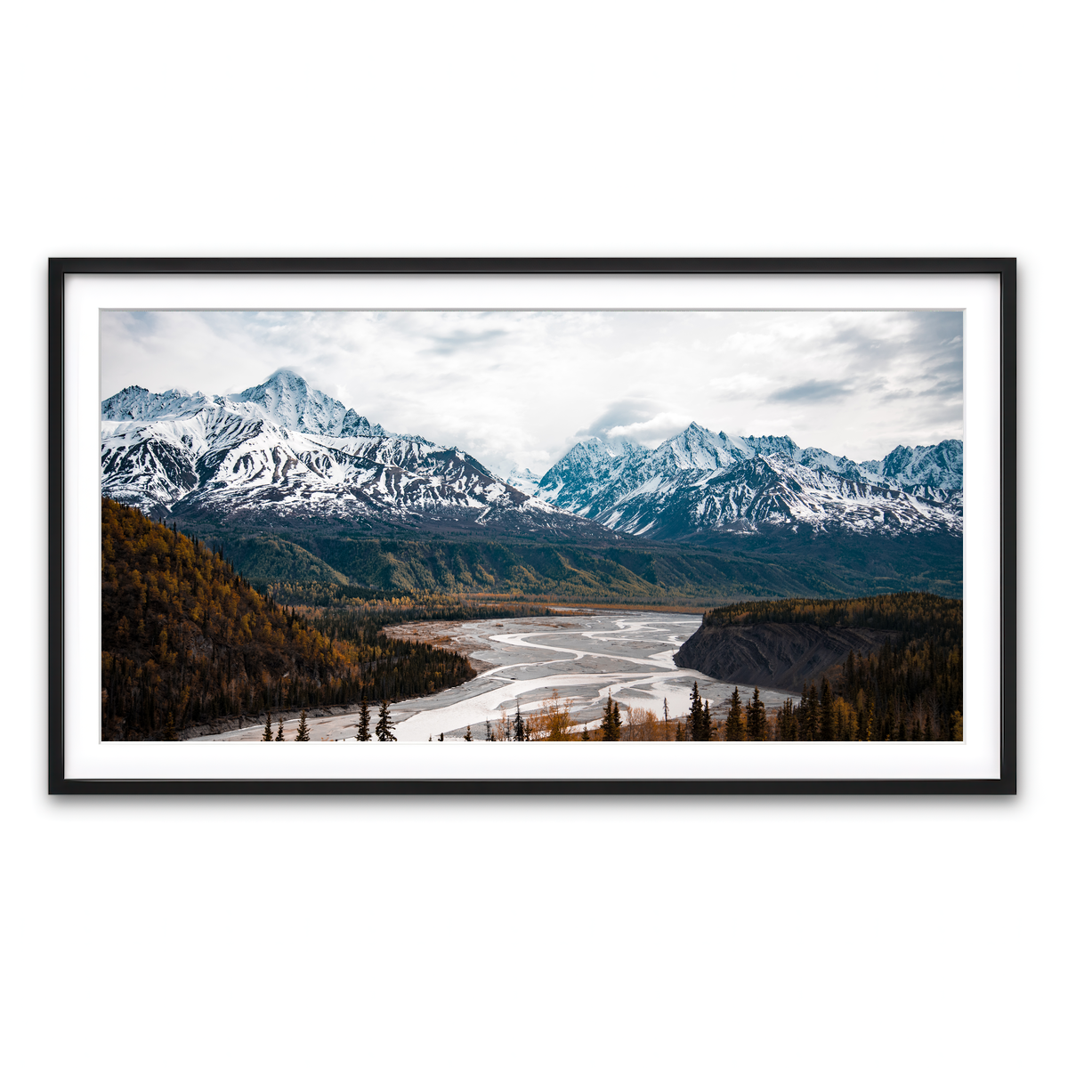 Framed Print 2x1 Black