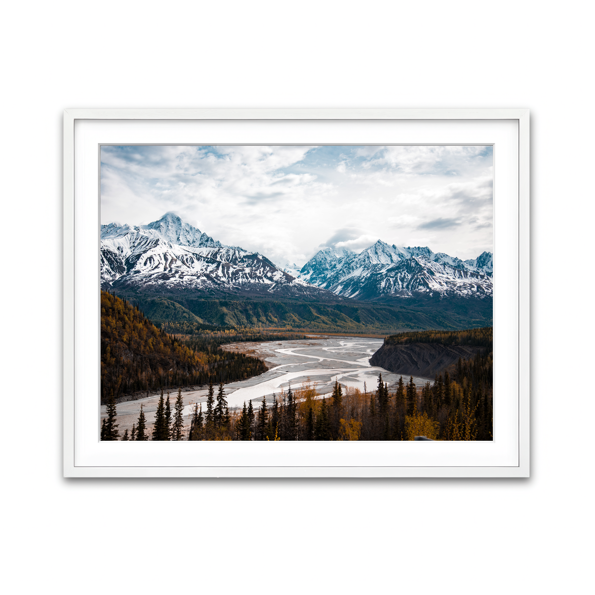 Framed Print 4x3 White