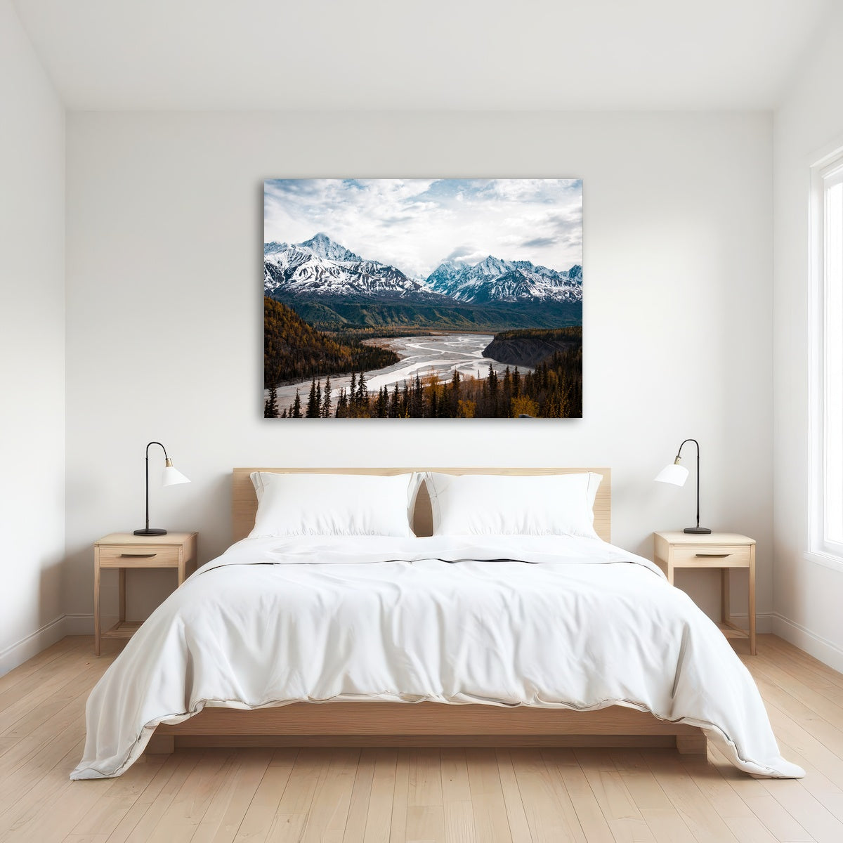 AUTO-MOCKUP ROOM | Autumn Landscape - Alaska