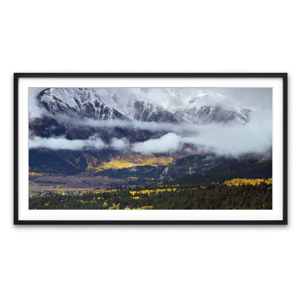 Framed Print 2x1 Black