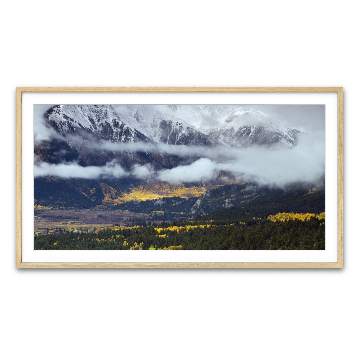 Framed Print 2x1 Natural