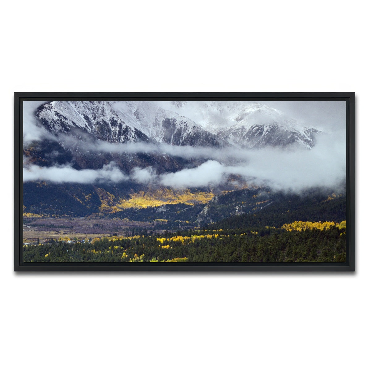 AUTO-MOCKUP WHITE | Autumn in the Collegiates | 1 Piece | Black Framed Canvas | group=2x1