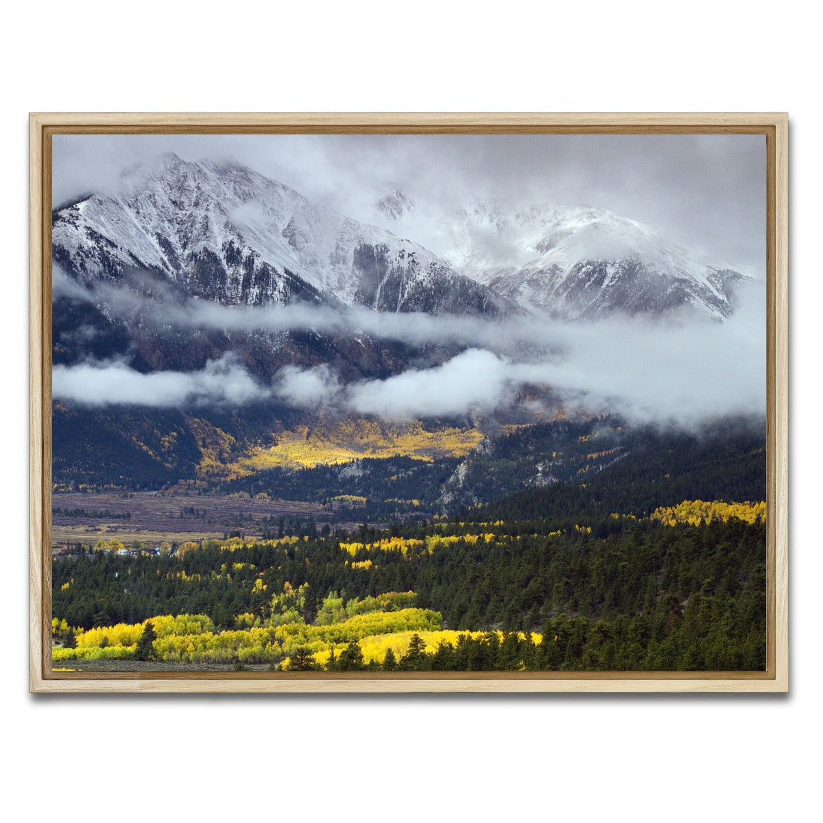 AUTO-MOCKUP WHITE | Autumn in the Collegiates | 1 Piece | Natural Framed Canvas | group=4x3