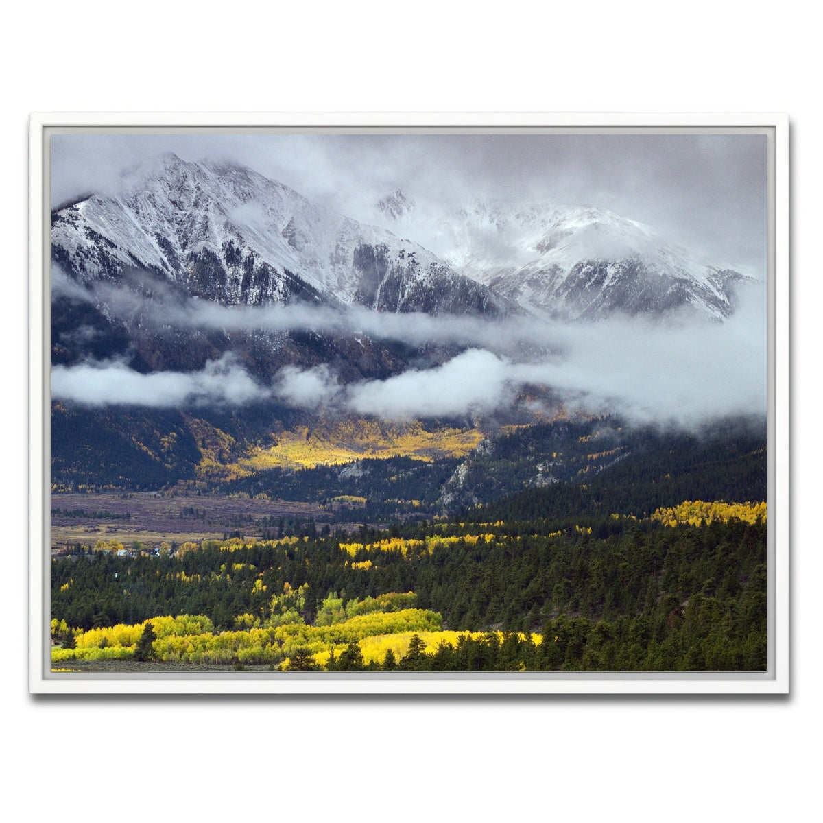 AUTO-MOCKUP WHITE | Autumn in the Collegiates | 1 Piece | White Framed Canvas | group=4x3