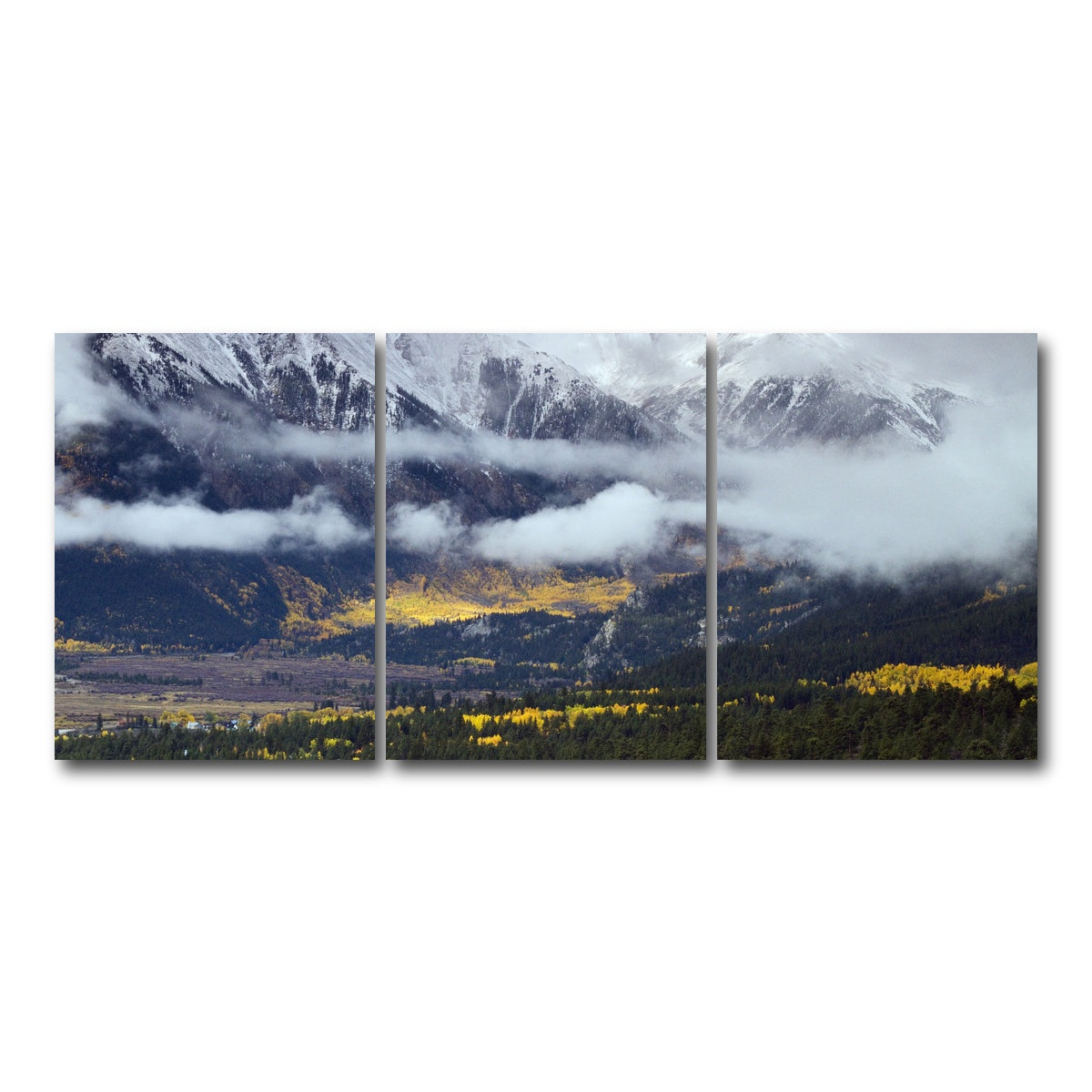 AUTO-MOCKUP WHITE | Autumn in the Collegiates | 3 Piece | Gallery Wrap Canvas | group=18x24
