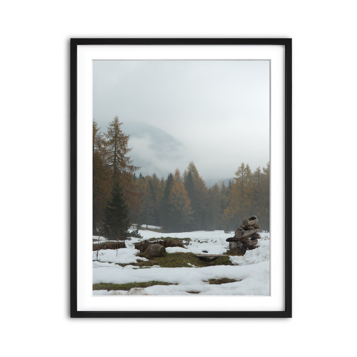 Framed Print 3x4 Black