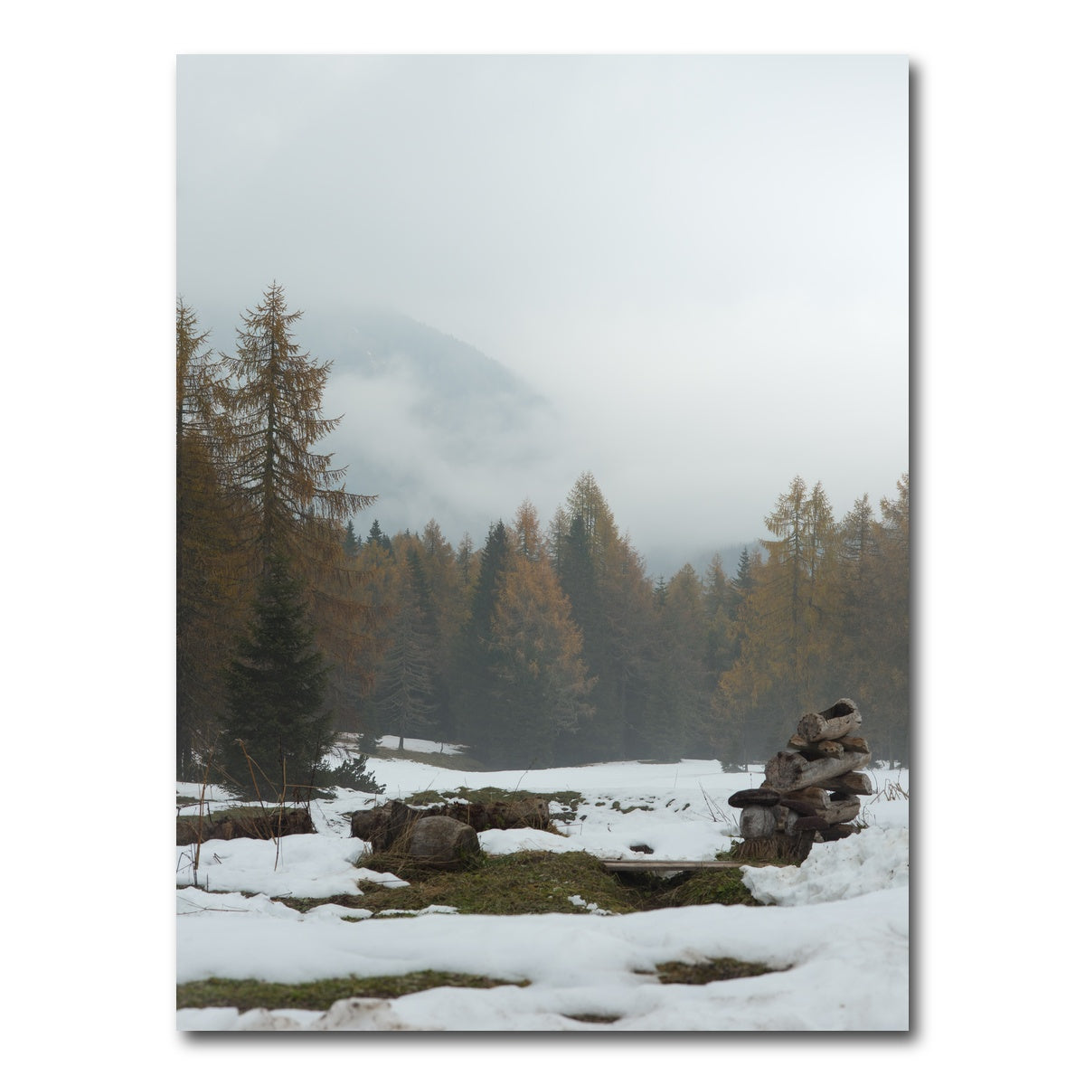 AUTO-MOCKUP WHITE | Autumn or Winter | 1 Piece | Gallery Wrap Canvas | group=3x4