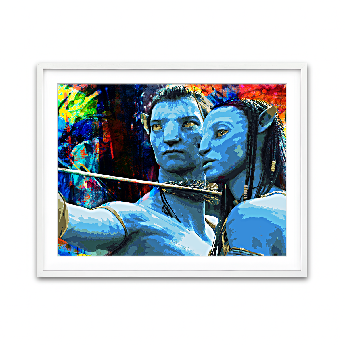 Framed Print 4x3 White