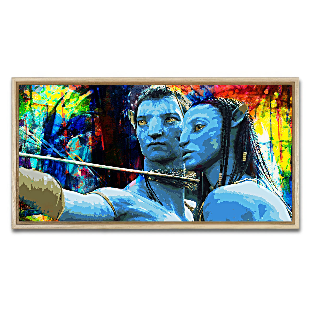 AUTO-MOCKUP WHITE | Avatar | 1 Piece | Natural Framed Canvas | group=2x1