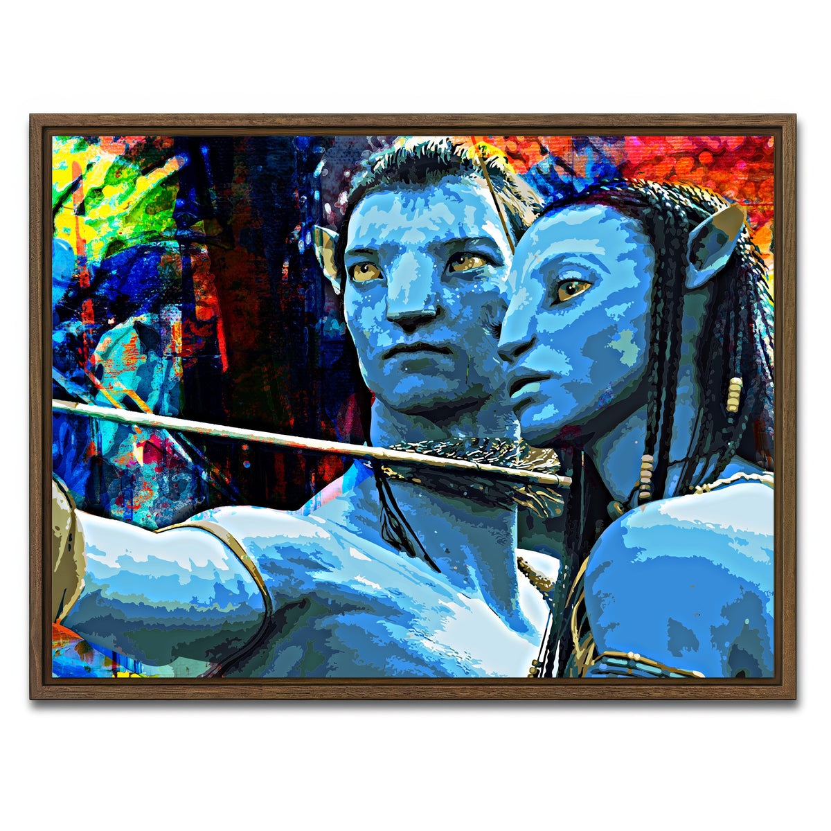 AUTO-MOCKUP WHITE | Avatar | 1 Piece | Walnut Framed Canvas | group=4x3