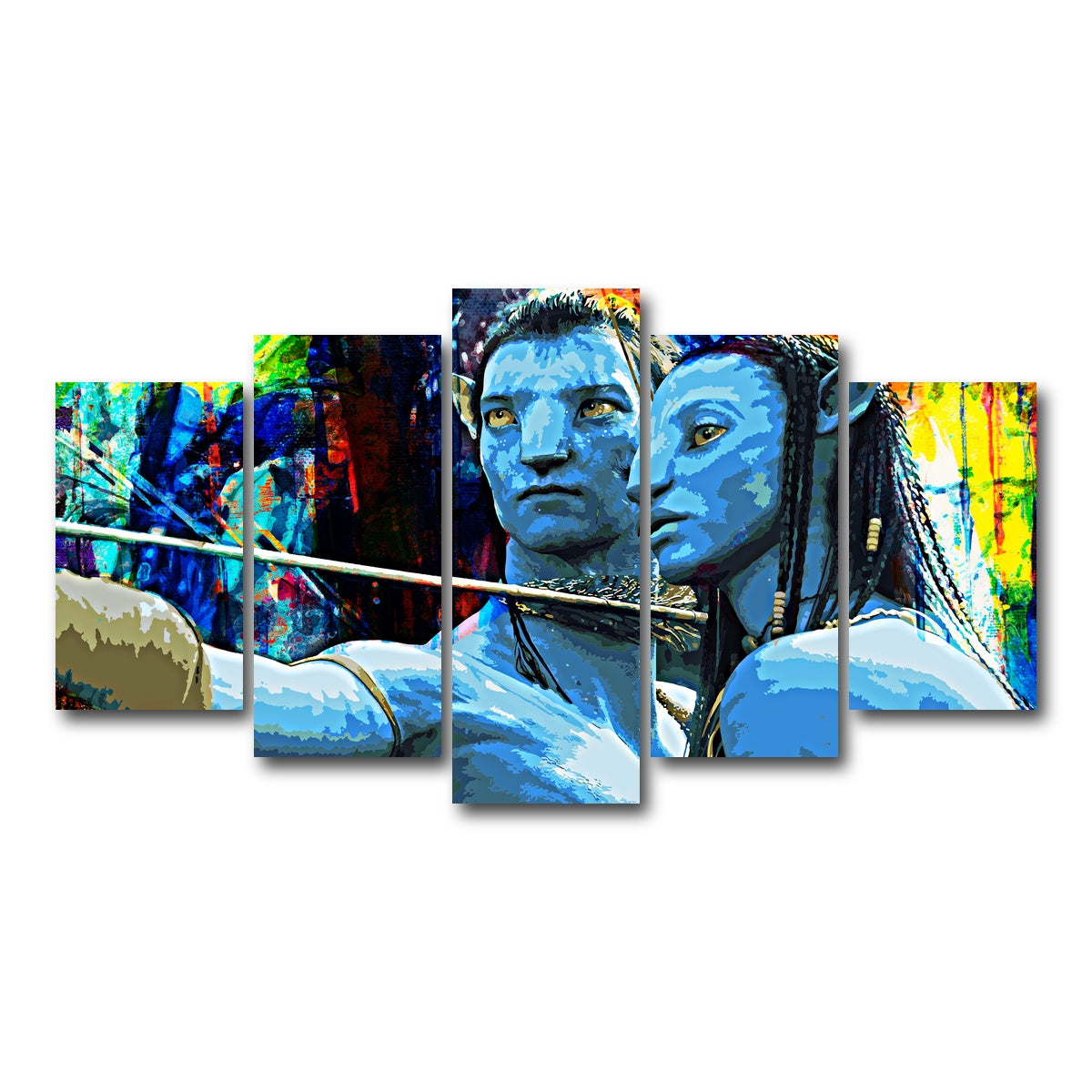 AUTO-MOCKUP WHITE | Avatar | 5 Piece | Gallery Wrap Canvas | group=5_normal