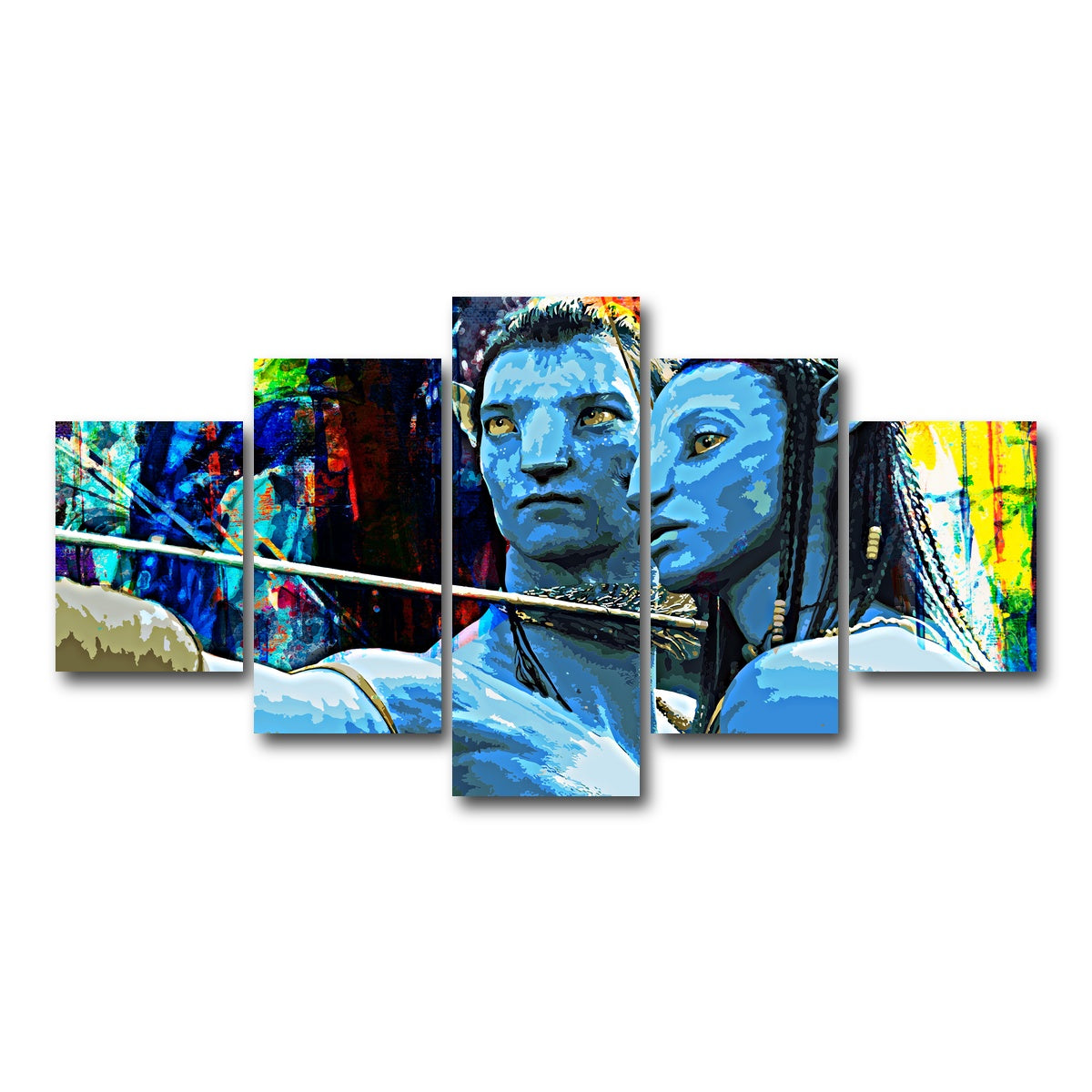 AUTO-MOCKUP WHITE | Avatar | 5 Piece | Gallery Wrap Canvas | group=5_short