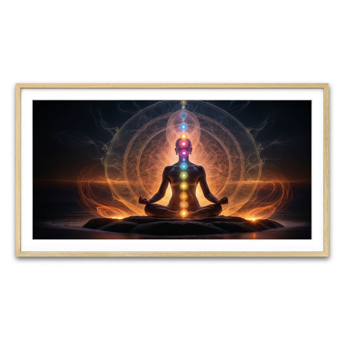 Framed Print 2x1 Natural