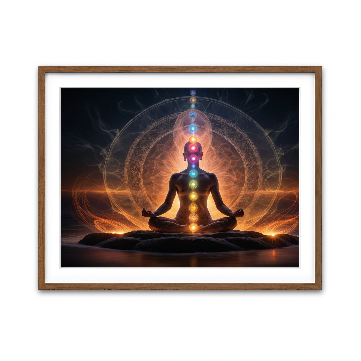 Framed Print 4x3 Walnut