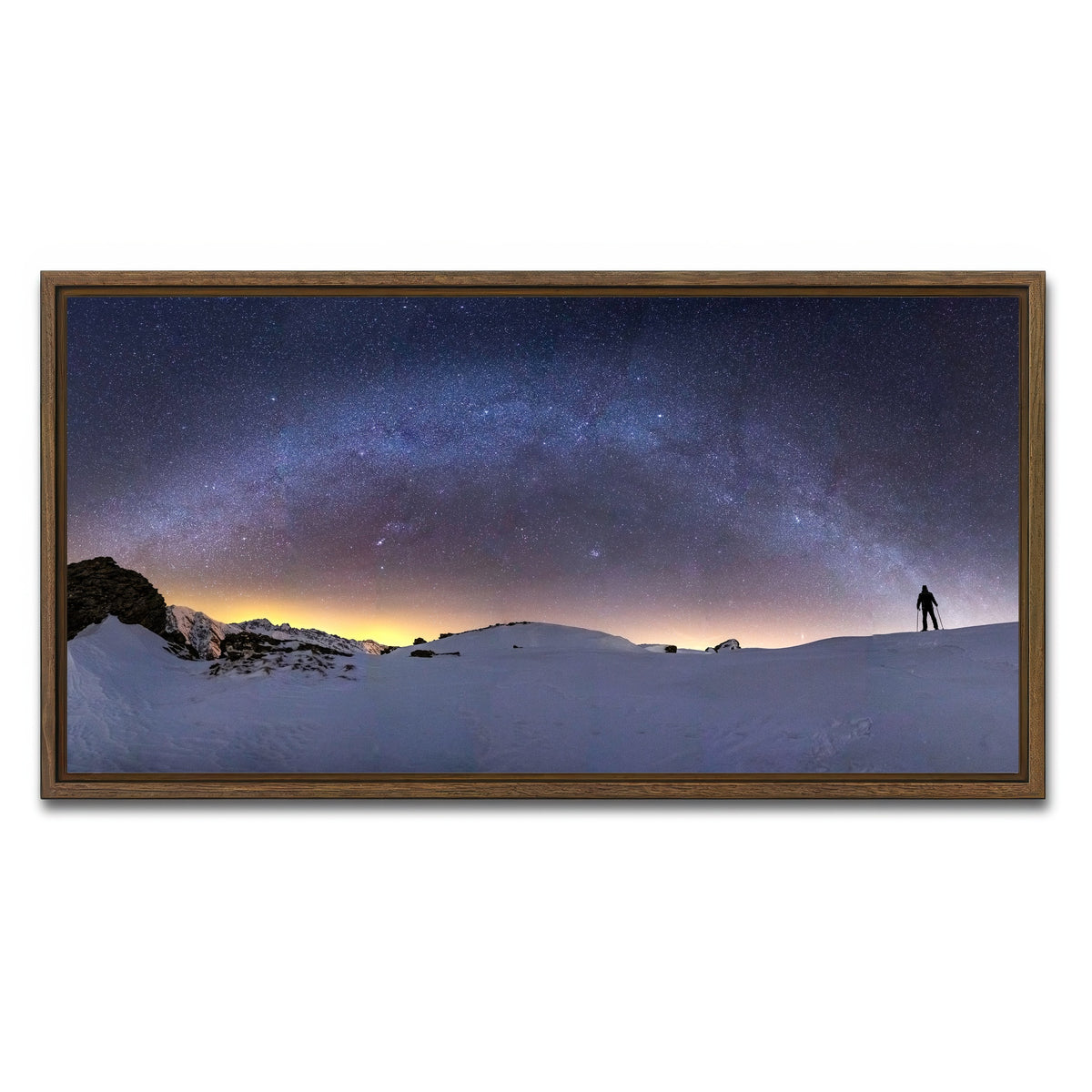 AUTO-MOCKUP WHITE | Awareness | 1 Piece | Walnut Framed Canvas | group=2x1