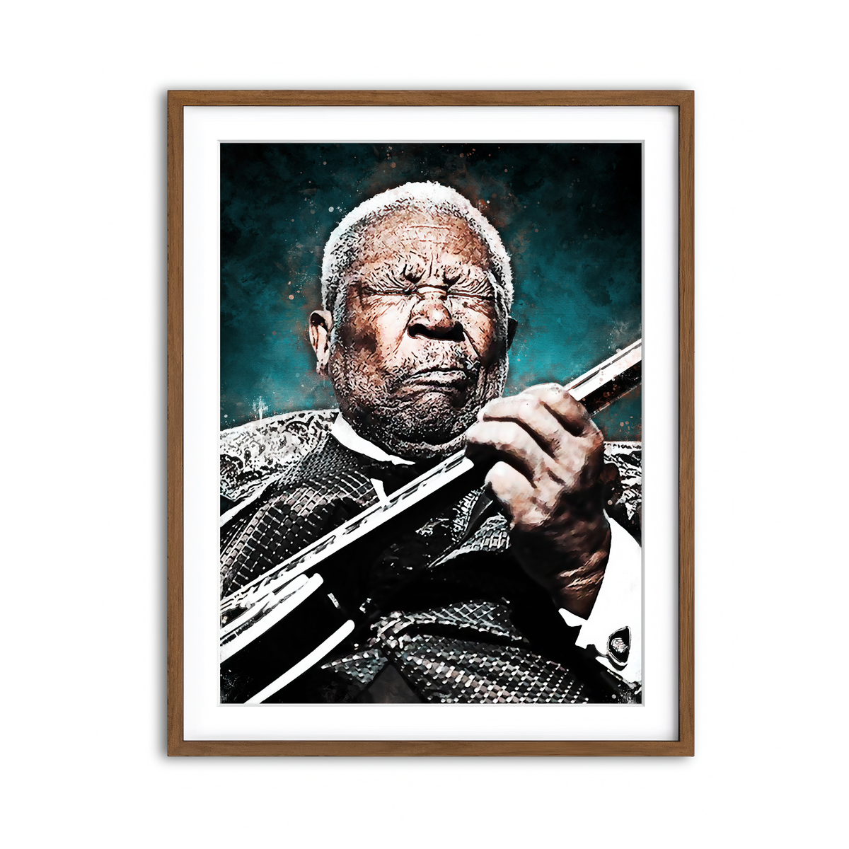 Framed Print 3x4 Walnut