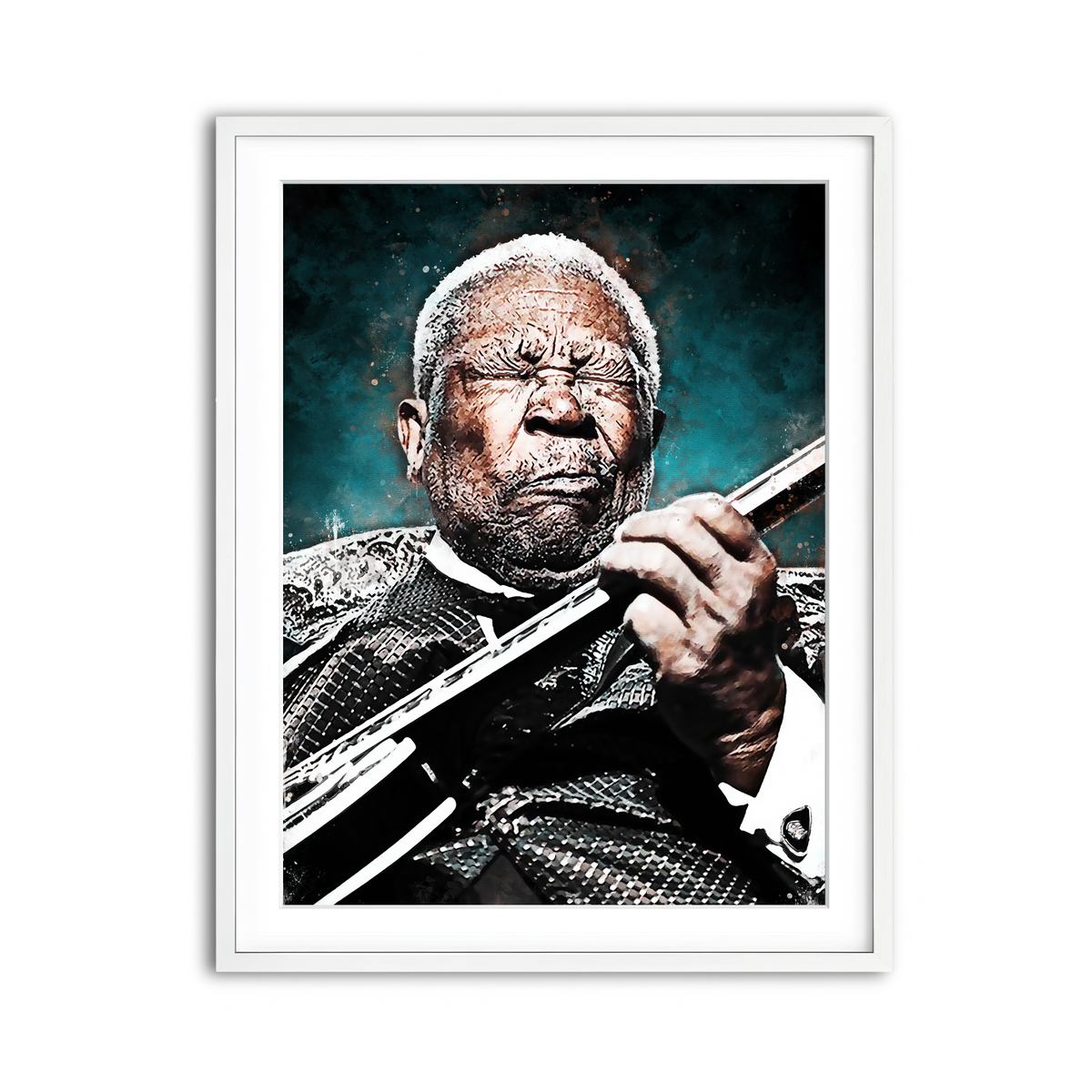 Framed Print 3x4 White