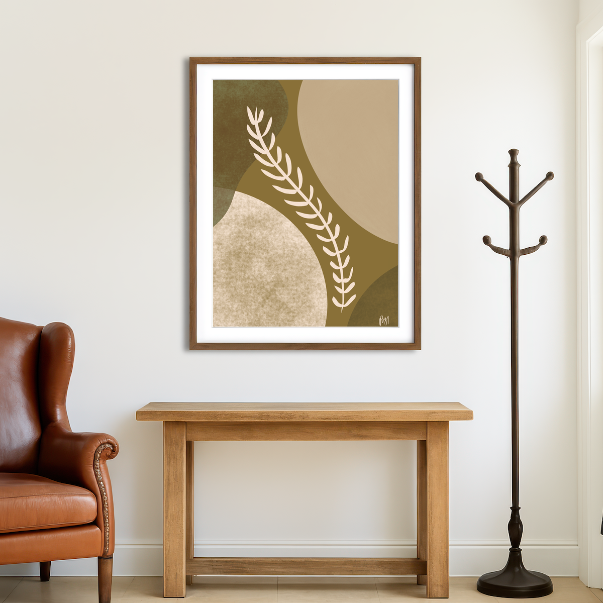 AUTO-MOCKUP ROOM | Back to Earth Wall Art