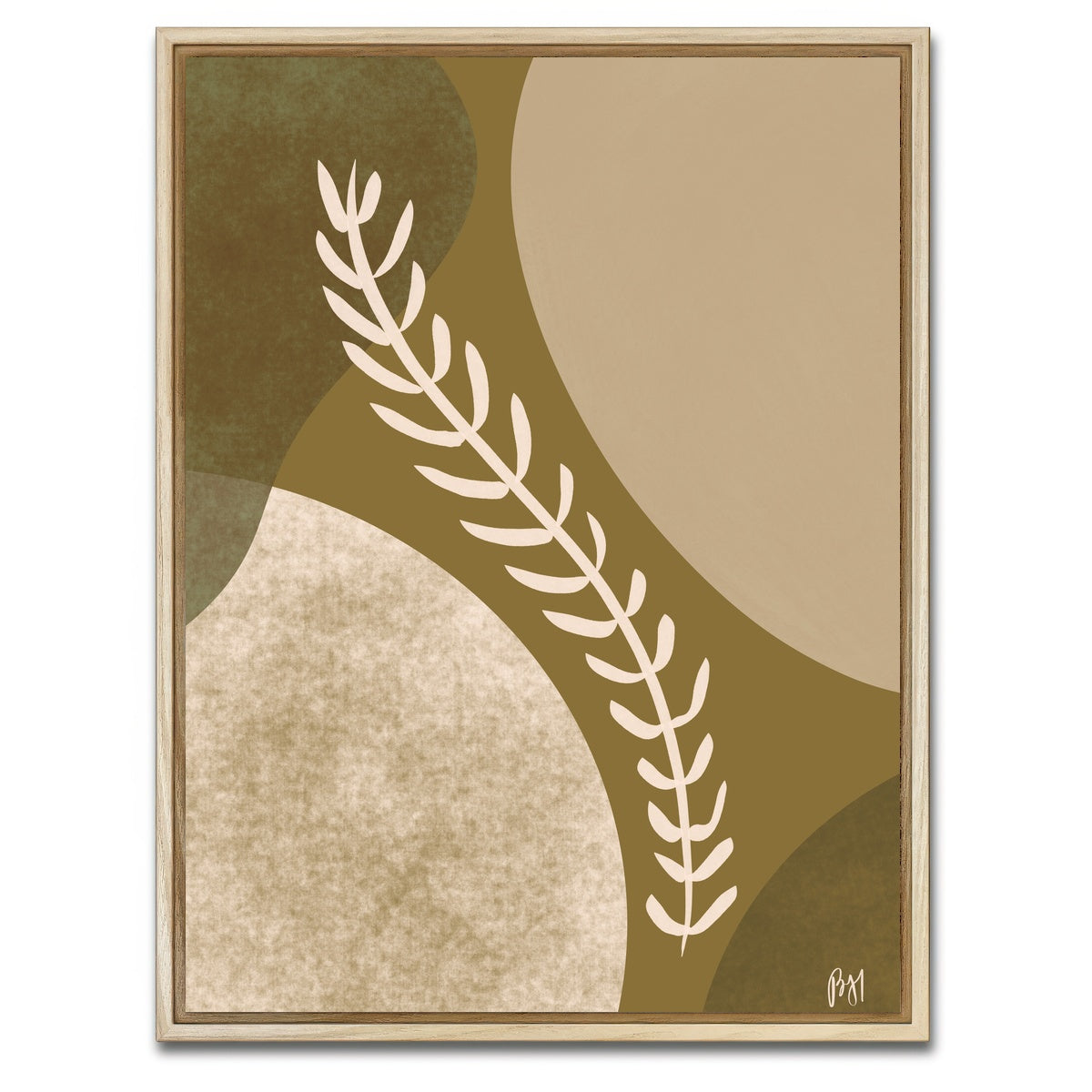 AUTO-MOCKUP WHITE | BACK TO EARTH | 1 Piece | Natural Framed Canvas | group=3x4