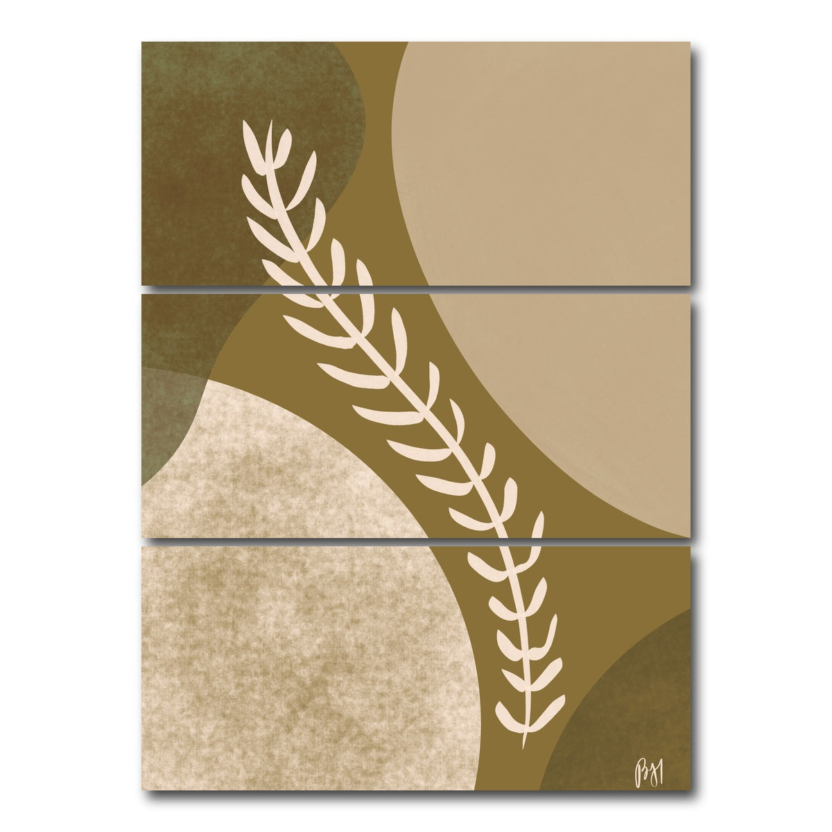 AUTO-MOCKUP WHITE | BACK TO EARTH | 3 Piece | Gallery Wrap Canvas | group=8x18_stacked