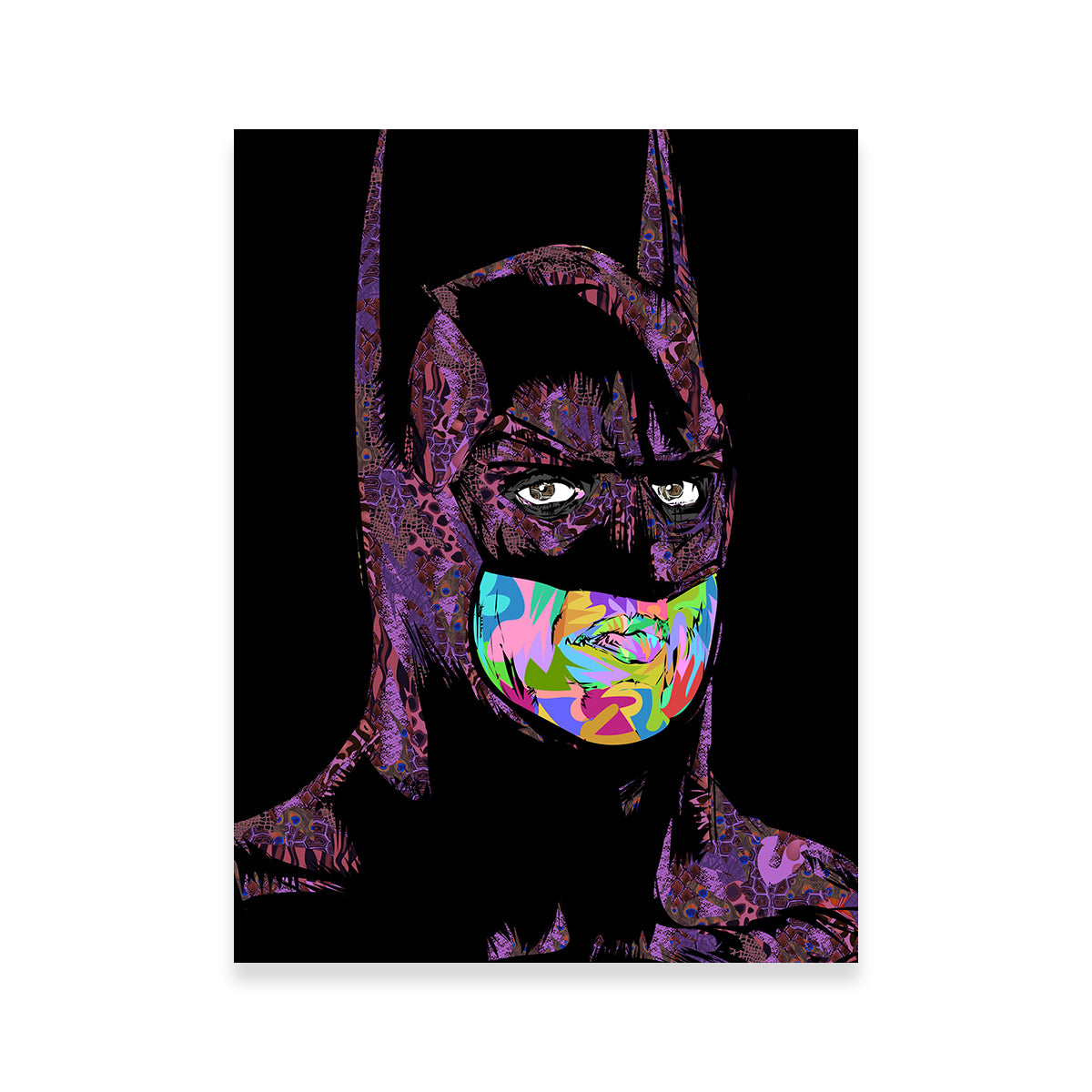 Batman Color Wall Art