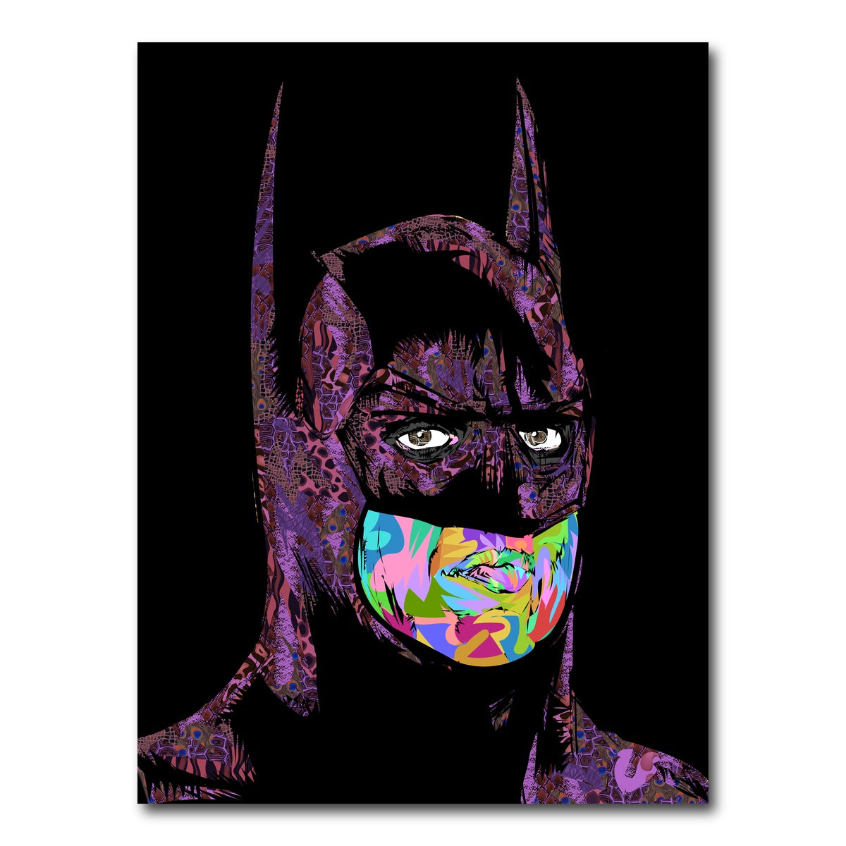 AUTO-MOCKUP WHITE | BATMAN Color | 1 Piece | Gallery Wrap Canvas | group=3x4